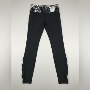 Black Lululemon yoga pants size 8